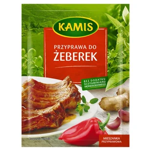 Kamis Przyprawa Do Żeberek 20G - Zdrowa żywność - miniaturka - grafika 1