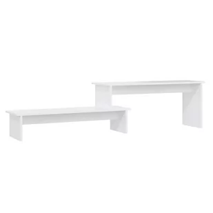 vidaXL Szafka pod TV, biała, 180x30x43 cm, płyta wiórowa - Szafki RTV - miniaturka - grafika 1