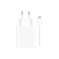 Ładowarki do telefonów - Xiaomi Travel Charger Combo szybka ładowarka sieciowa USB-A 33W PD + kabel USB - USB Typ C biała (BHR6039EU) - miniaturka - grafika 1