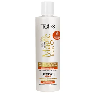 Tahe Magic Rizos, szampon do pielęgnacji włosów kręconych z ochroną przeciwsłoneczną, 300ml - Szampony do włosów - miniaturka - grafika 1