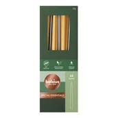 Świece - Świeca szpica złota metalic 4 szt. Bolsius - miniaturka - grafika 1