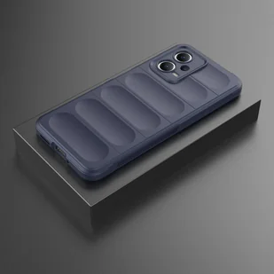 Magic Shield Case etui do Xiaomi Redmi Note 12 5G / Poco X5 5G elastyczny pancerny pokrowiec niebieskie - Etui i futerały do telefonów - miniaturka - grafika 3
