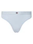 Majtki damskie - Tommy Hilfiger Stringi UW0UW04146 Błękitny - miniaturka - grafika 1
