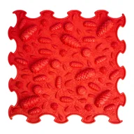 Maty edukacyjne - Mata Sensoryczna Szyszki 30X30Cm Czerwony - miniaturka - grafika 1