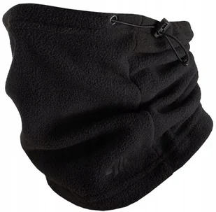 Chusta wielofunkcyjna bandana komin z polaru 4F U127 20S czarny - Apaszki i szaliki damskie - miniaturka - grafika 1