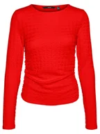 Bluzki damskie - Vero Moda Bluzka w kolorze czerwonym - miniaturka - grafika 1