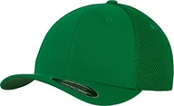 Czapki damskie - Flexfit Tactel Mesh czapka z daszkiem dla kobiet i mężczyzn, zielony, L/XL 6533 - miniaturka - grafika 1