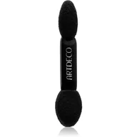 Pędzle do makijażu - Artdeco Double Brush Podwójny aplikator do cieni dwie gąbeczki czarny krótki - miniaturka - grafika 1