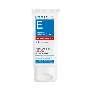 Emotopic Bacteria Control - Preparat SOS Medical do twarzy i ciała 30ml - Balsamy i kremy do ciała - miniaturka - grafika 1