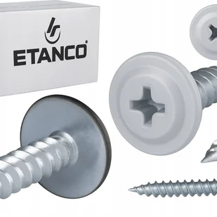 Wkręty podkładkowe Etanco do drewna 4,2x30mm, RAL7035 GM-S 250szt. - Wkręty Wkręty podkładkowe Etanco do drewna 4,2x30mm, RAL7035 GM-S 250szt. - Wkręty - miniaturka - grafika 1