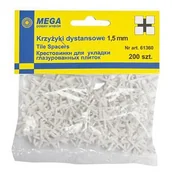 Narzędzia glazurnicze - MEGA KRZYŻYKI DYSTANSOWE DO GLAZURY 1,5MM 61360_KRZYZ_GLAZ_1,5 - miniaturka - grafika 1