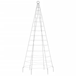 Choinka z lampek, na maszt, 200 zimnych białych LED, 180 cm Lumarko! - Oświetlenie świąteczne Choinka z lampek, na maszt, 200 zimnych białych LED, 180 cm Lumarko! - Oświetlenie świąteczne - miniaturka - grafika 6