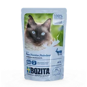 Mokra karma dla kotów - Bozita Kawałki w sosie z reniferem saszetka) 85g 42358-uniw - miniaturka - grafika 1