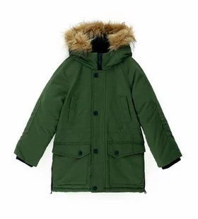 Zimowa parka chłopięca zielona Original Marines - Kurtki i płaszcze dla chłopców - miniaturka - grafika 1