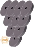 Akcesoria do mycia samochodu - Zestaw 10 szt. Honey Gąbka Szara seria U - wykończeniowy pad polerski, szary 125/140mm - miniaturka - grafika 1