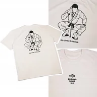 Koszulki męskie - Koszulka Męska Ground Game Jiu Jitsu Is Calling Oversize R. Xxl - miniaturka - grafika 1