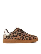 Buty dla dziewczynek - Kappa Sneakersy EO-9X0995-7 Brązowy - miniaturka - grafika 1
