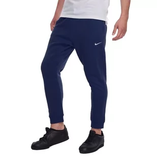 Nike Spodnie Dresowe Męskie Granatowe Fleece Swoosh Joggers 826431-410 Xxl - Spodnie sportowe męskie - miniaturka - grafika 1