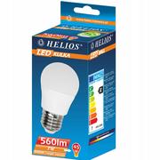 Żarówki tradycyjne - Helios Żarówka LED kulka 230V 7W E27 560lm G45 3000K 25000h LED-2869 - miniaturka - grafika 1