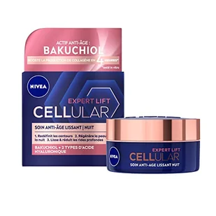 Nivea Komórkowy krem na noc dla dziewczynek + elastyczność, 50 ml (1 opakowanie) - Kremy do twarzy - miniaturka - grafika 1