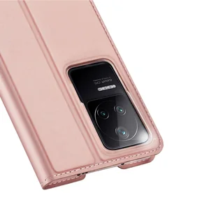 Dux Ducis Skin Pro kabura etui pokrowiec z klapką Xiaomi Poco F4 5G różowy - Etui i futerały do telefonów - miniaturka - grafika 3