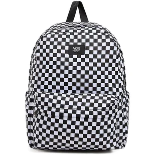 Plecak Vans Old Skool Check VN000H4XY281 - czarno-biały - Plecaki - miniaturka - grafika 1