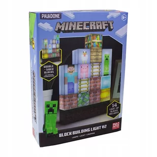 Lampka Minecraft 14 Bloków Zbuduj Sam - Gadżety dla graczy - miniaturka - grafika 1