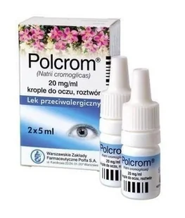 POLFA POLCROM 2 x 5 ml krople - Krople do oczu - miniaturka - grafika 1