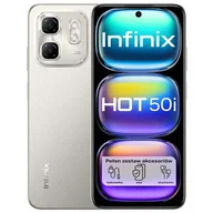 Telefony komórkowe - Infinix Hot 50i 4/128GB Szary - miniaturka - grafika 1