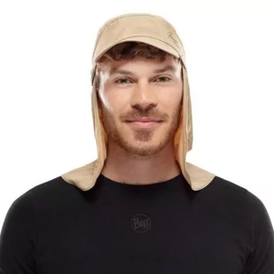 BUFF Czapka do biegania SAHARA PACK CAP acai sand - Czapki i chusty sportowe męskie - miniaturka - grafika 2