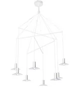 Lampy sufitowe - Light Prestige HAT wisząca biała LP-1661/8P WH [11500556] - miniaturka - grafika 1