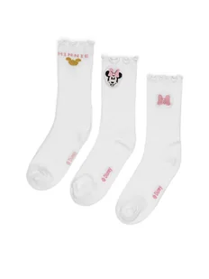 Mickey&Friends Skarpety ACCCS-AW24-116DSTC (3-PACK) Biały - Skarpetki dla dzieci - miniaturka - grafika 1
