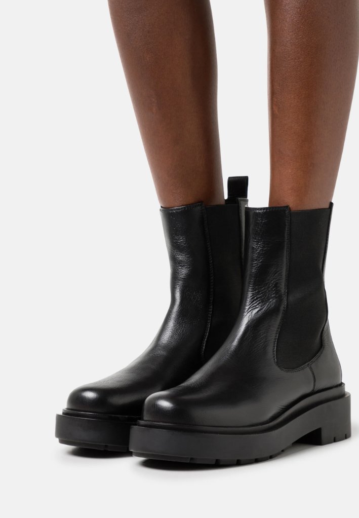 Buty Obuwie Botki na platformie Zign LEATHER 41 Czarne