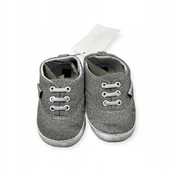Buciki dla niemowląt - Buty dla niemowląt szare 12cm - miniaturka - grafika 1