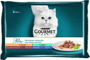 Purina Gourmet Gourmet Perle Katzenfutter Truthahn, Ente, Lamm, Thunfisch, 12Er Pack (12 X 4 X 85 G) Beutel - Mokra karma dla kotów - miniaturka - grafika 1