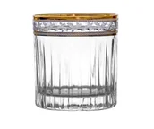 Szklanki - SZKLANKI WHISKY KRYSZTAŁ BOHEMIA DORATO 360 ML ZŁOTO X6 - miniaturka - grafika 1