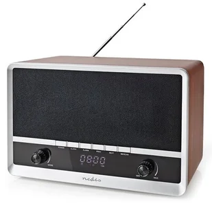 NEDIS RDFM5200BN Czarno-brązowy - Radia - miniaturka - grafika 1