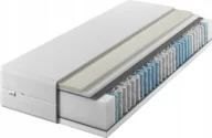 Materace - IZER Materac 100x200 24 cm| z LATEKSEM Dwustronny H3 7 stref Rdzeń ze sprężyn kieszeniowych Pikowany pokrowiec Materac sprężynowy DL - miniaturka - grafika 1