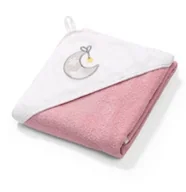 Okrycia kąpielowe dla dzieci - BabyOno Okrycie kąpielowe frotte ręcznik z kapturkiem 76x76cm księżyc | PONAD 10 TYŚ PRODUKTÓW W ATRAKCYJNYCH CENACH | SZYBKA - miniaturka - grafika 1