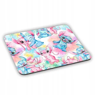 PODKŁADKA POD MYSZ Myszkę Komputer Stich Stitch Lilo + imię w prezencie #3 - Podkładki pod mysz - miniaturka - grafika 1