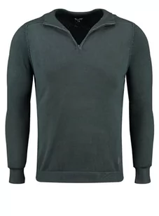 KEY LARGO Sweter męski Agency Troyer, Zielony (Forest Green (1538), XXL - Swetry męskie - miniaturka - grafika 1