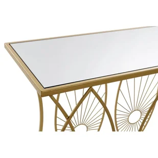 Emaga Stolik DKD Home Decor Metal Lustro (106 x 38.5 x 80 cm) - Ławy i stoliki kawowe - miniaturka - grafika 4