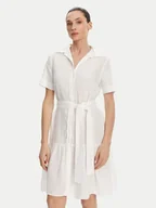 Sukienki - Gant Sukienka koszulowa 4503434 Biały Regular Fit - miniaturka - grafika 1