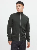 Swetry męskie - Blend Sweter 20715852 Zielony Regular Fit - miniaturka - grafika 1