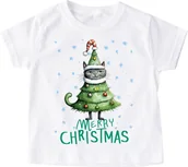Koszulki dla dziewczynek - Koszulka świąteczna dla dziecka santa63 - miniaturka - grafika 1