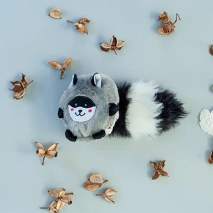 ZIPPYPAWS Pluszowy włochaty szop pracz dla psa - Zabawki dla psów - miniaturka - grafika 3