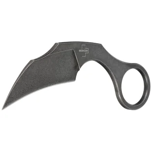 Nóż na szyję Böker Plus Bad Moon Karambit, Black Stonewash D2 by Simon Frömel (02BO078) - Noże - miniaturka - grafika 2