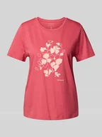 Koszulki i topy damskie - T-shirt o kroju regular fit z czystej bawełny - miniaturka - grafika 1