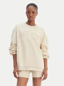 Bluzy damskie - Reebok Bluza Reebok x Ewa Chodakowska Kalina RK25622CCW Beżowy Relaxed Fit - miniaturka - grafika 1
