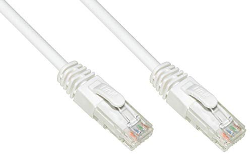 Kabel sieciowy kategoria 6A nieekranowany UTP AWG24 kolor biały bezhalogenowy 20 m